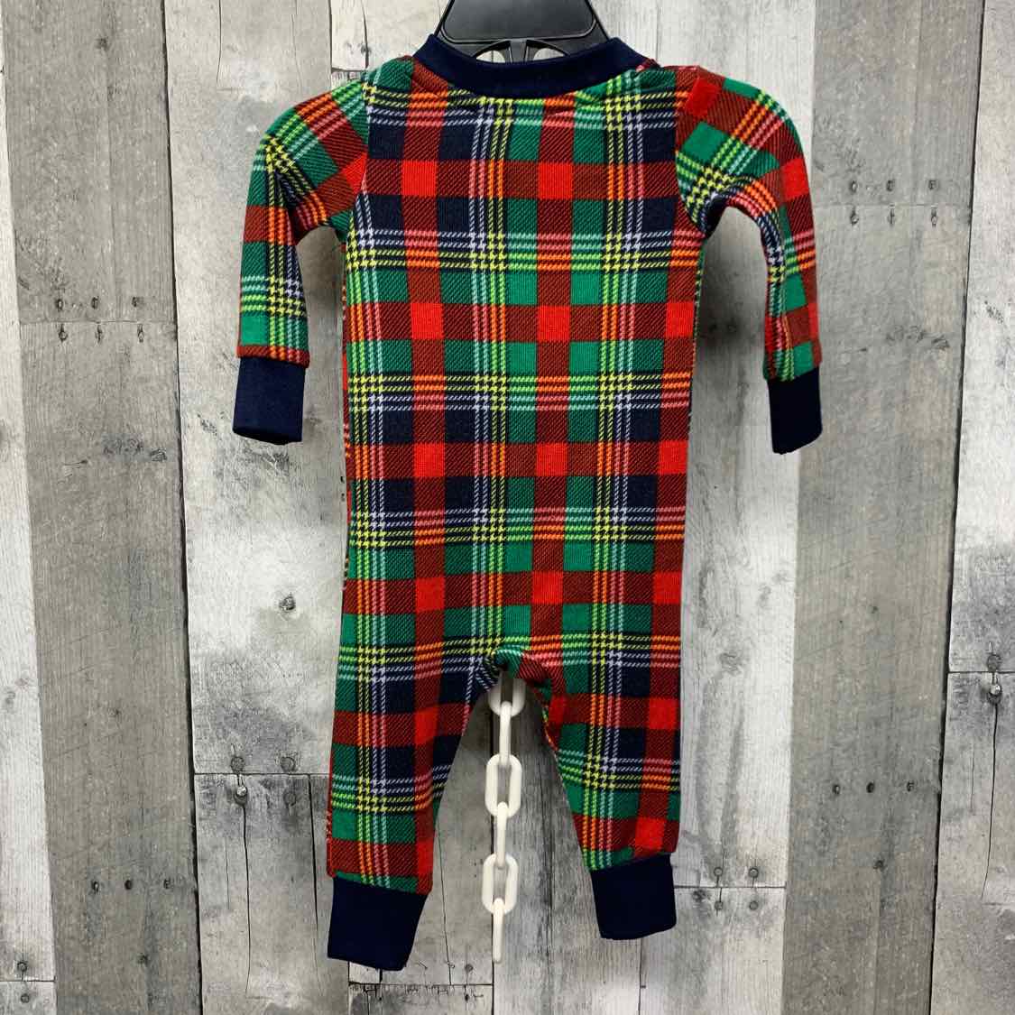 Size 6-9 Months Navy/Red B Brand Romper