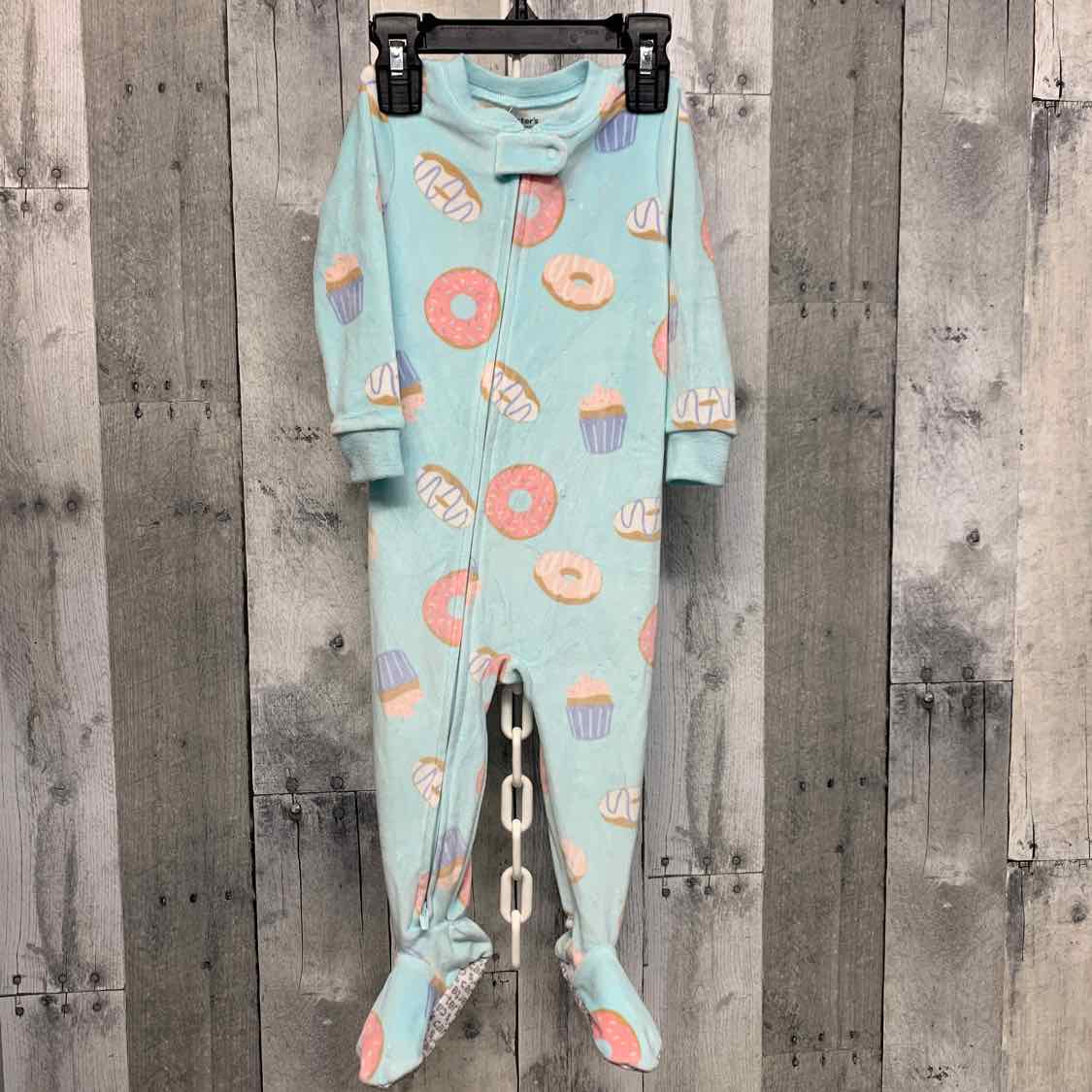 Size 12 Months Blue Print Carter's Footy PJs