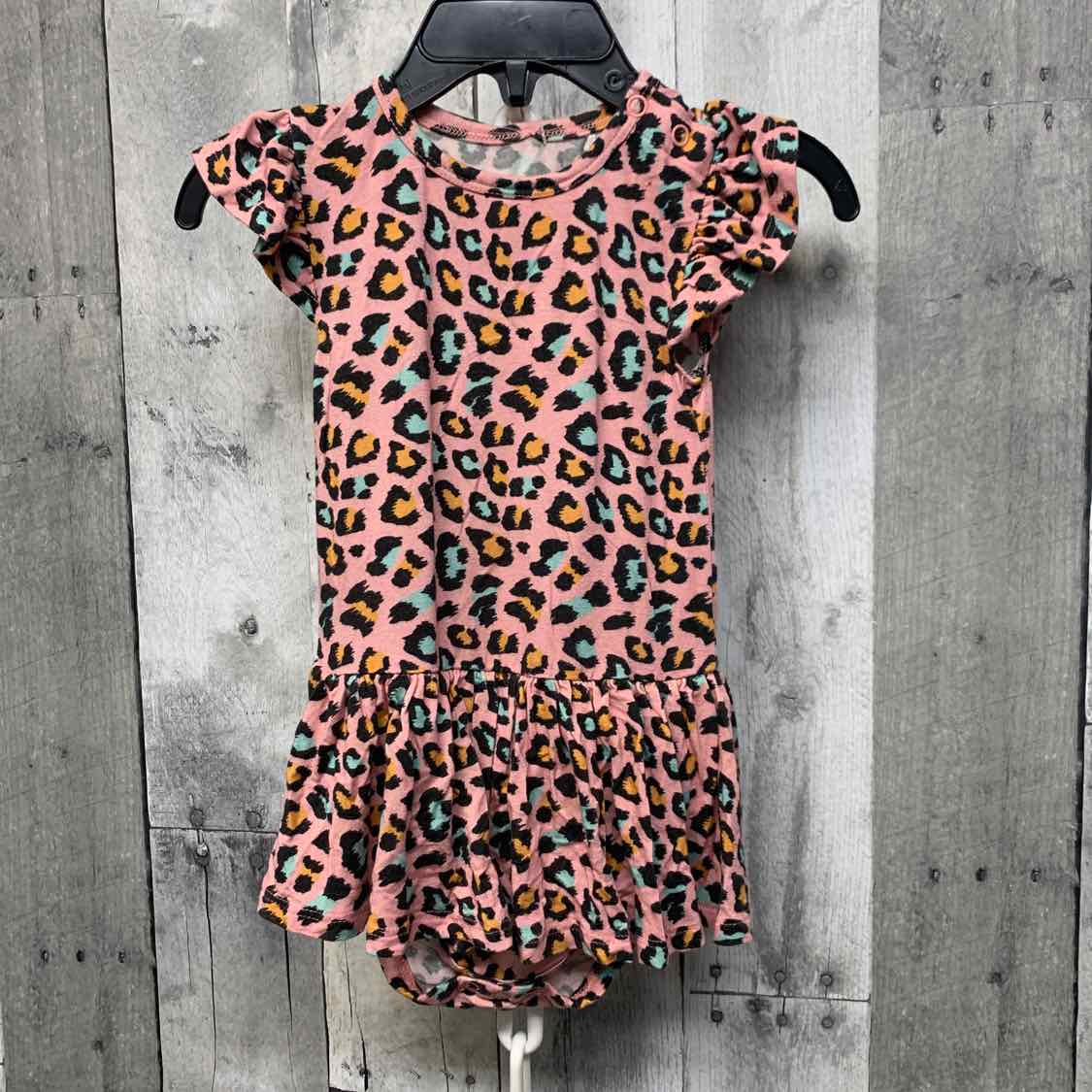 Size 12-18 Months Pink Animal Print Posh Peanut Romper