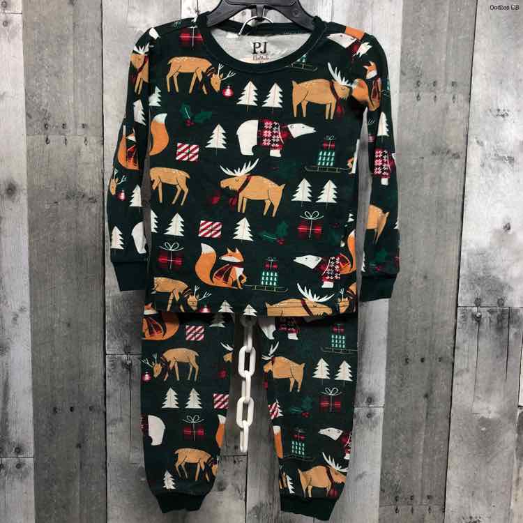 Size 3T Green Print Children's Place 2pc PJs