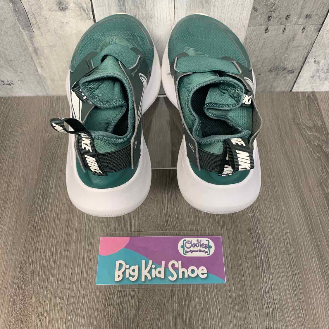 Size 6 Green/White Sport Brand Sneakers