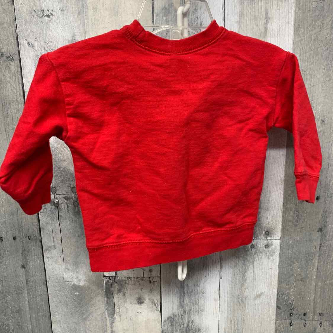 Size 12 Months Red Graphic Just One You Long Sleeve Shirt