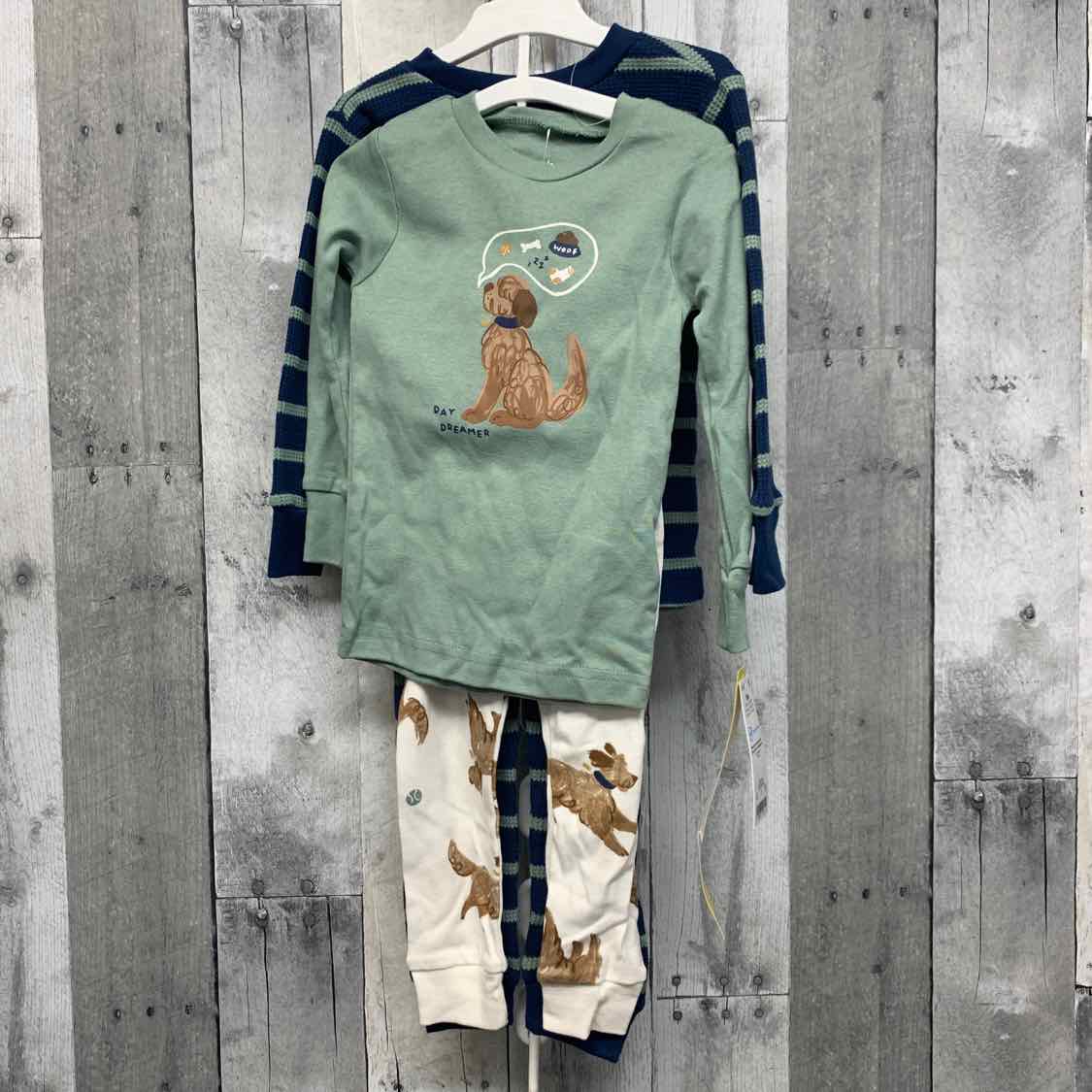 Size 18 Months Green/Blue Just One You 2pc PJs