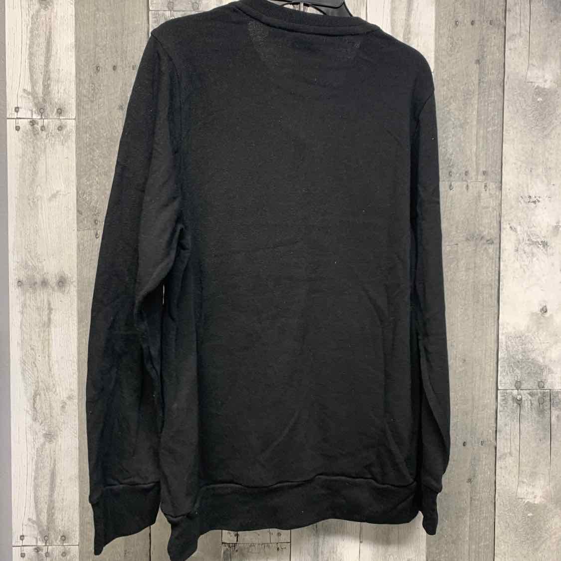 Size Large Black Graphic Marvel Sweat Shirt - OodlesCB