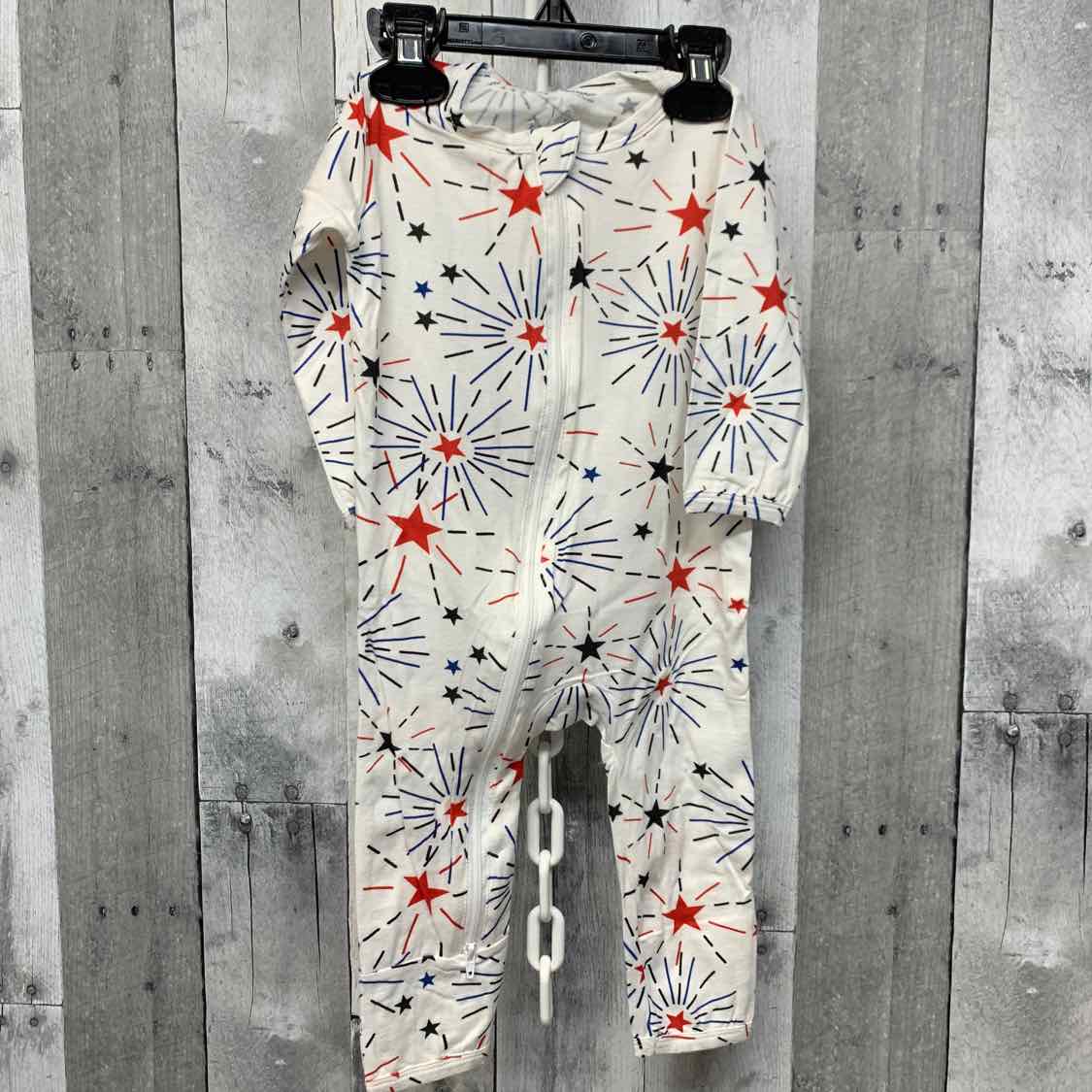 Size 12-18 Months Red/White/Blue Little Buggins Romper