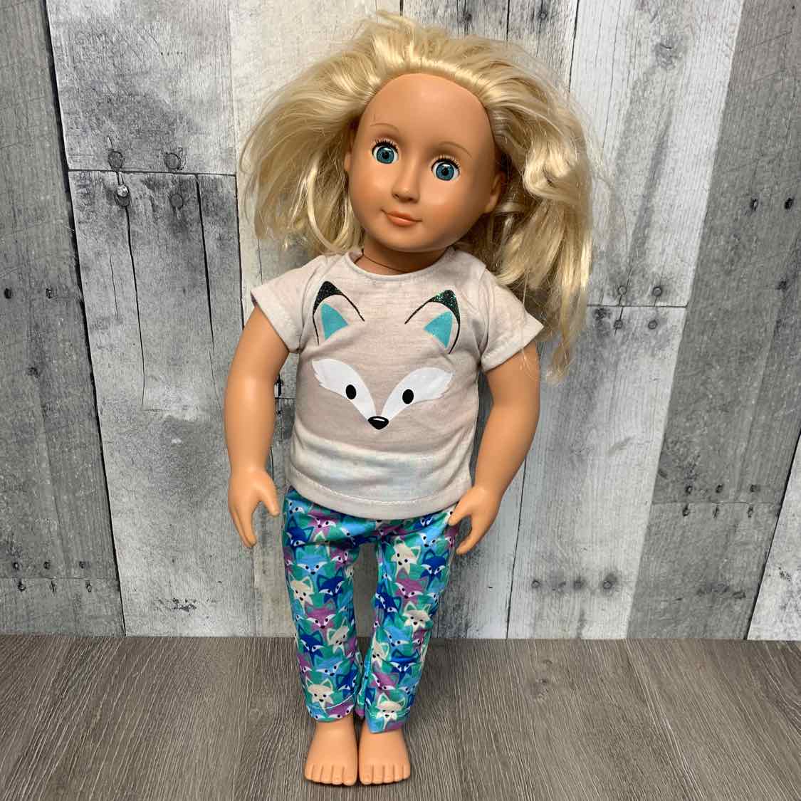 2pc 18" Little Fox Pajamas - OodlesCB