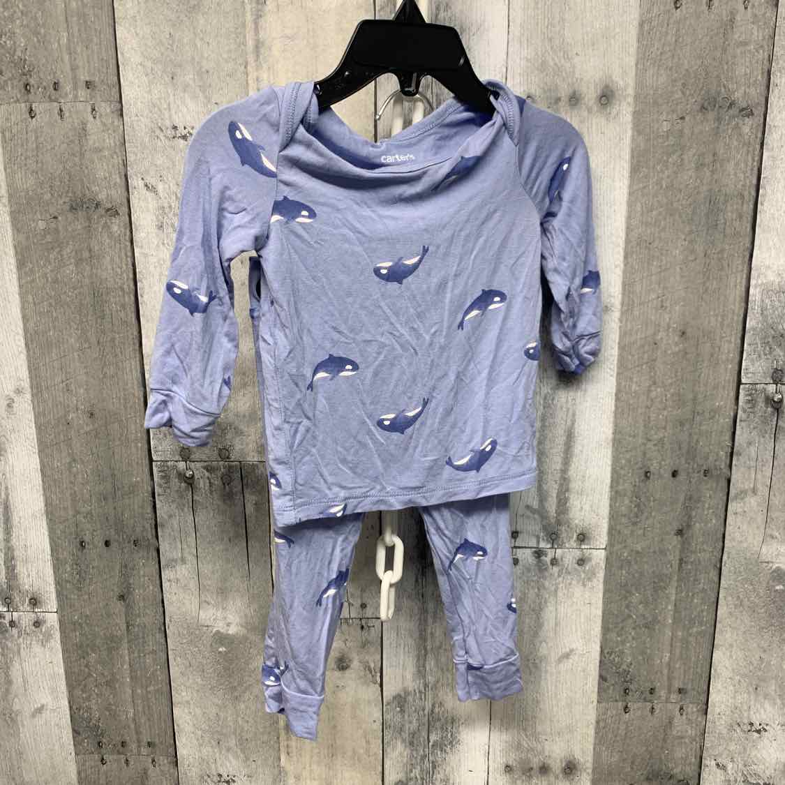 Size 9 Months Blue Print Just One You Shirt/Pants