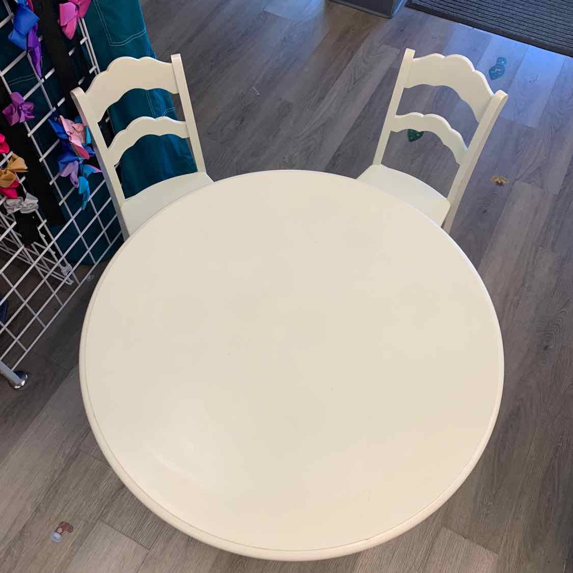 Generic White Table & Chairs