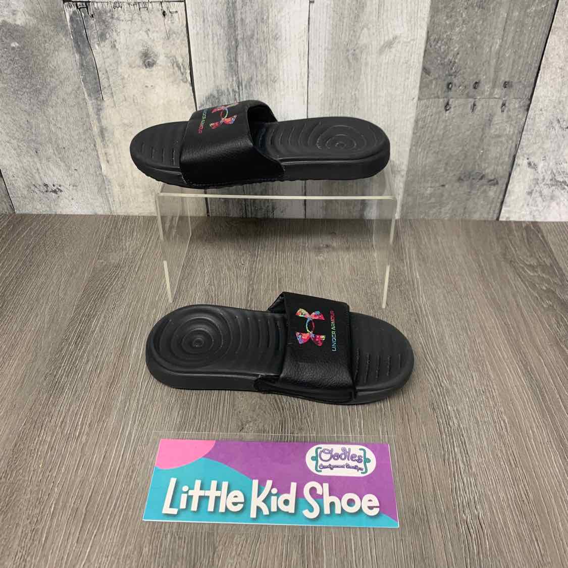 Size 12 Black/Pink Sport Brand Sandals - OodlesCB