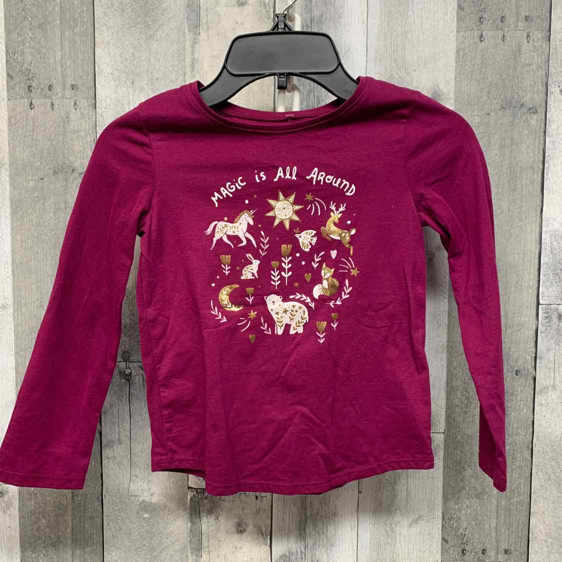 Size 5 Purple Graphic Jumping Beans Long Sleeve Shirt