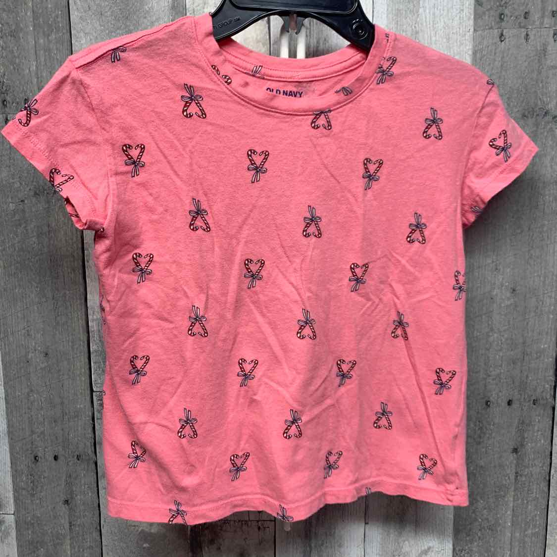 Size 8 Pink Print Old Navy T Shirt
