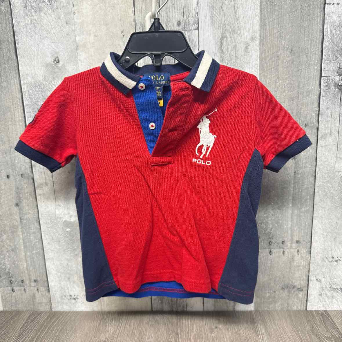 Size 2T Red/Blue US Polo Polo