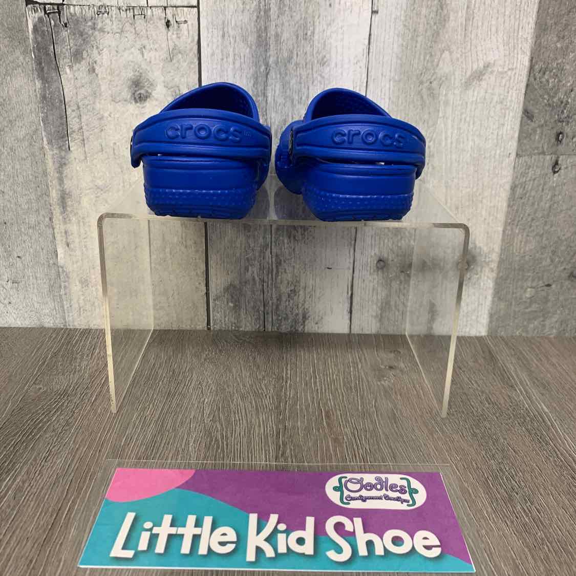 Size 2 Blue Crocs Water Shoes