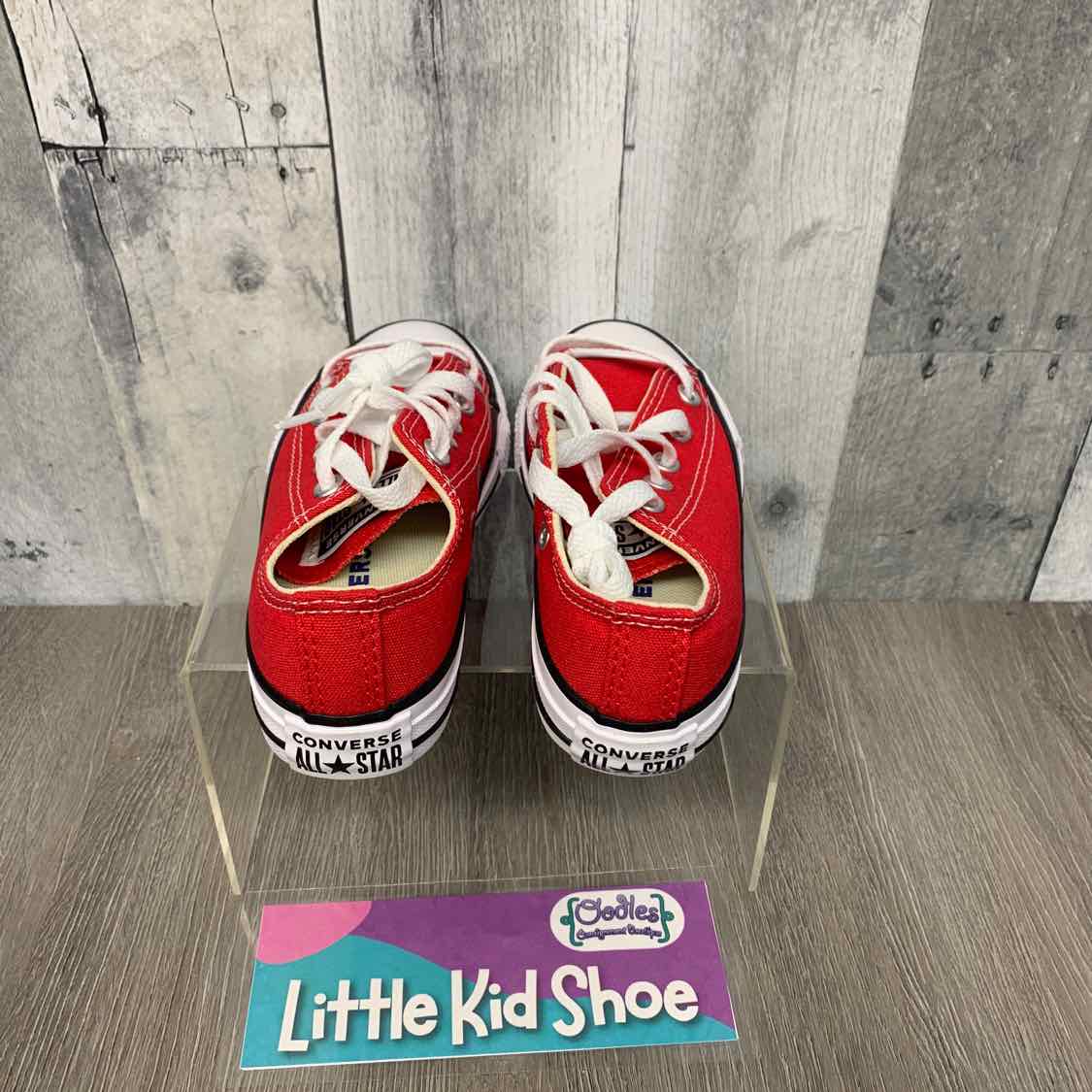 Size 10.5 Red/White Converse Sneakers