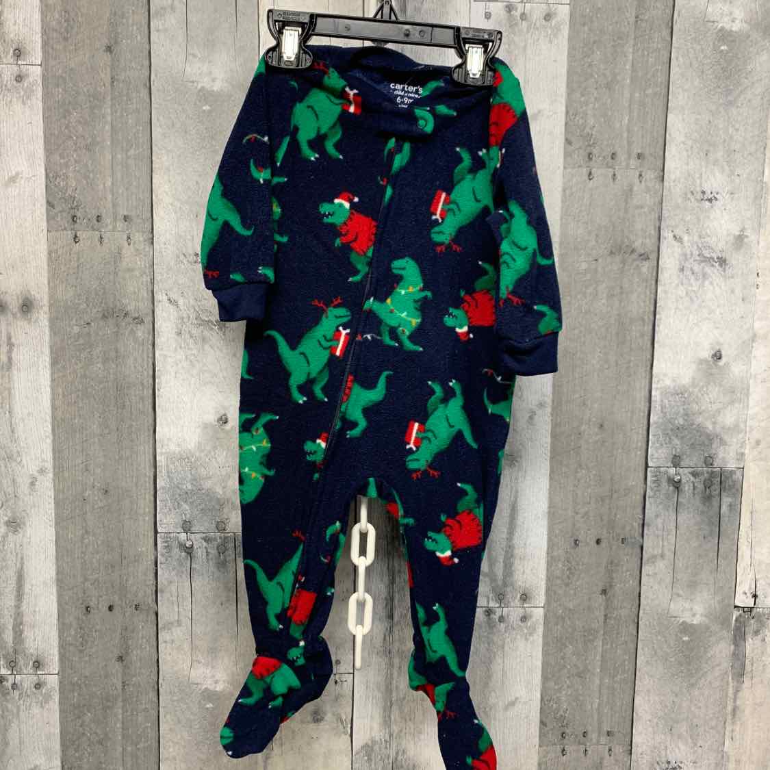 Size 6-9 Months Navy Print Child of Mine Footy PJs