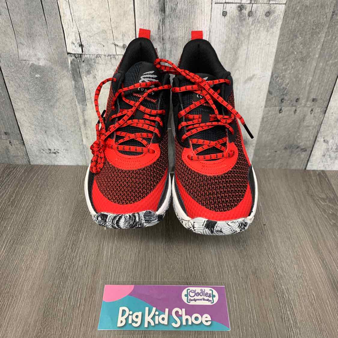 Size 5.5 Red/Black Sport Brand Sneakers
