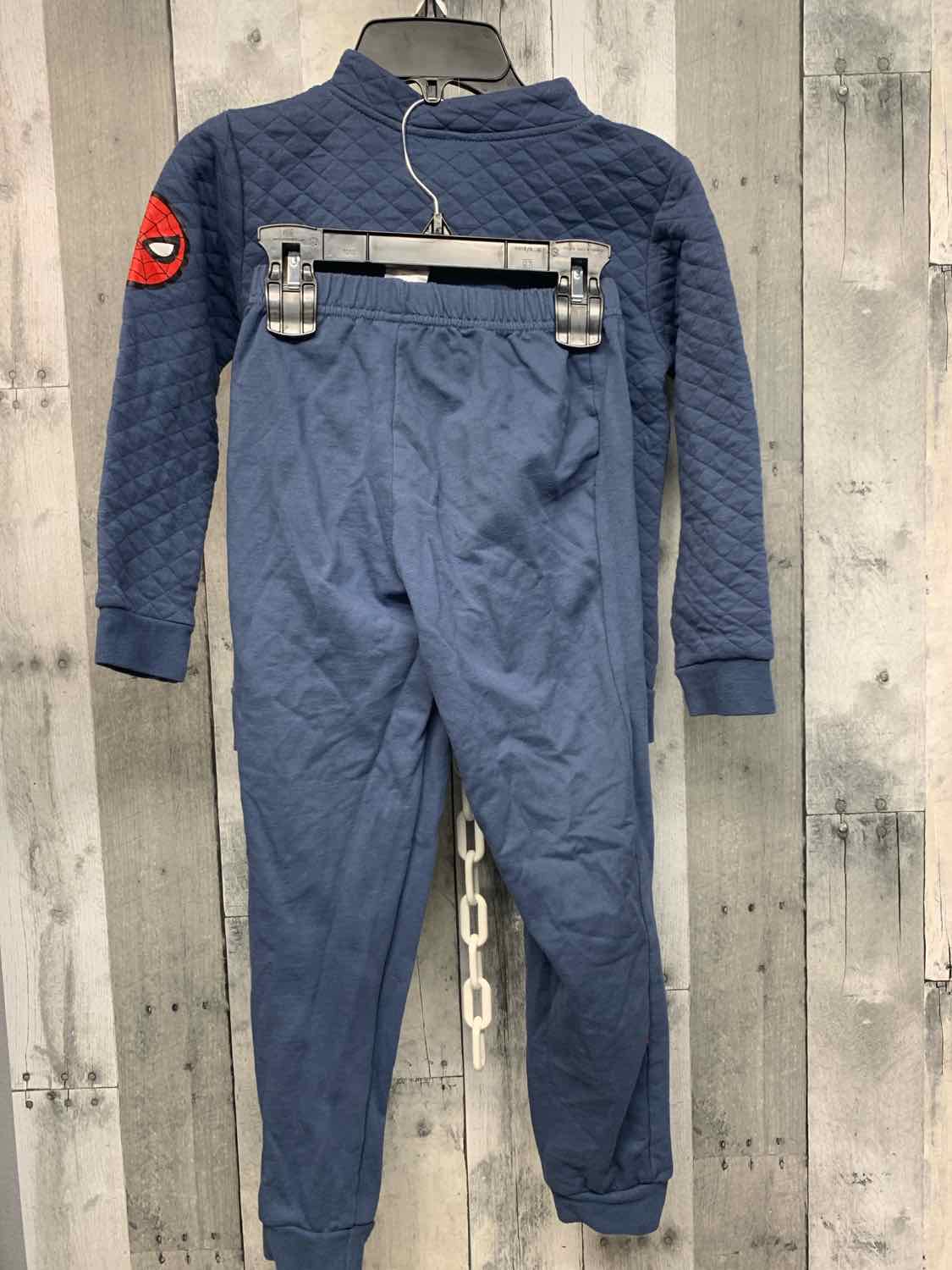 Size 7 Navy/Red Marvel Sweats - 2pc