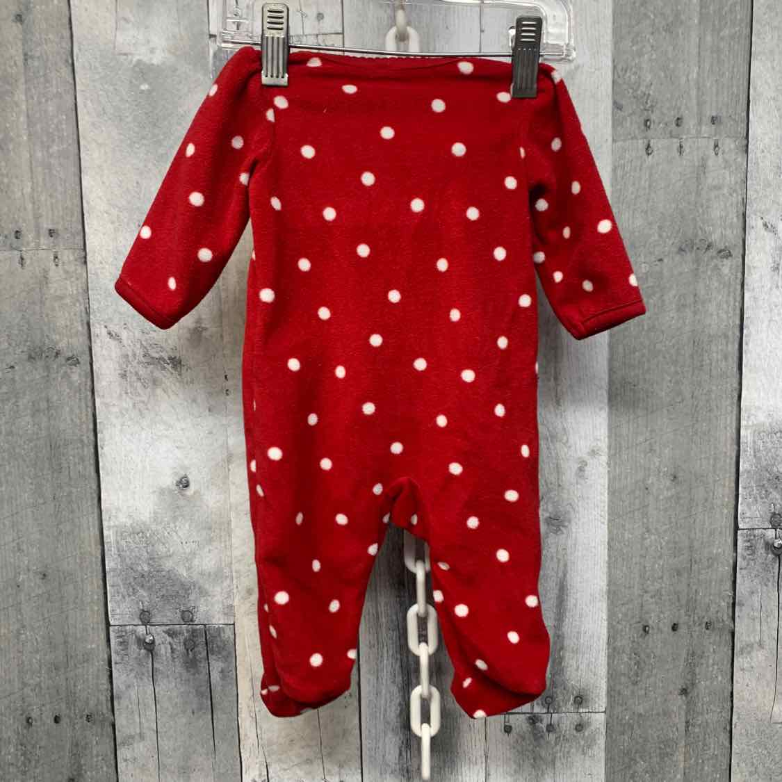 Size Newborn Red Child of Mine Footy PJs