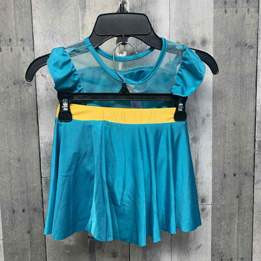 Generic Teal/Gold Size 4/5 Halloween Costume - Little Kid