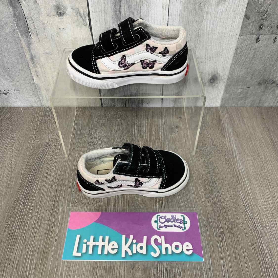 Size 5 Black/Pink Vans Sneakers