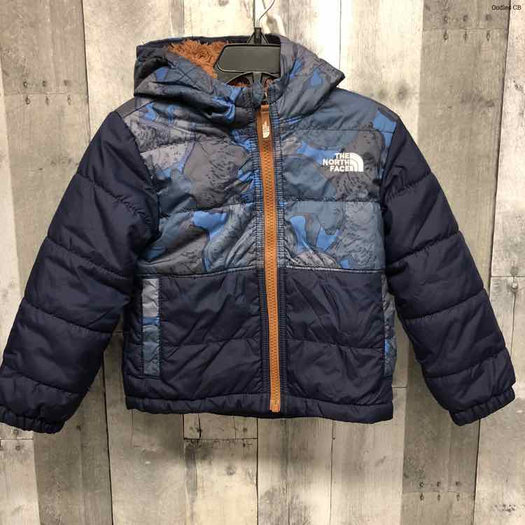 Size 2T Navy/Brown The North Face Snow Jacket