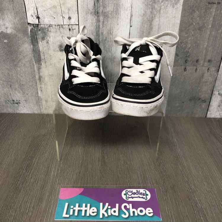 Size 13 Black/White Vans Sneakers