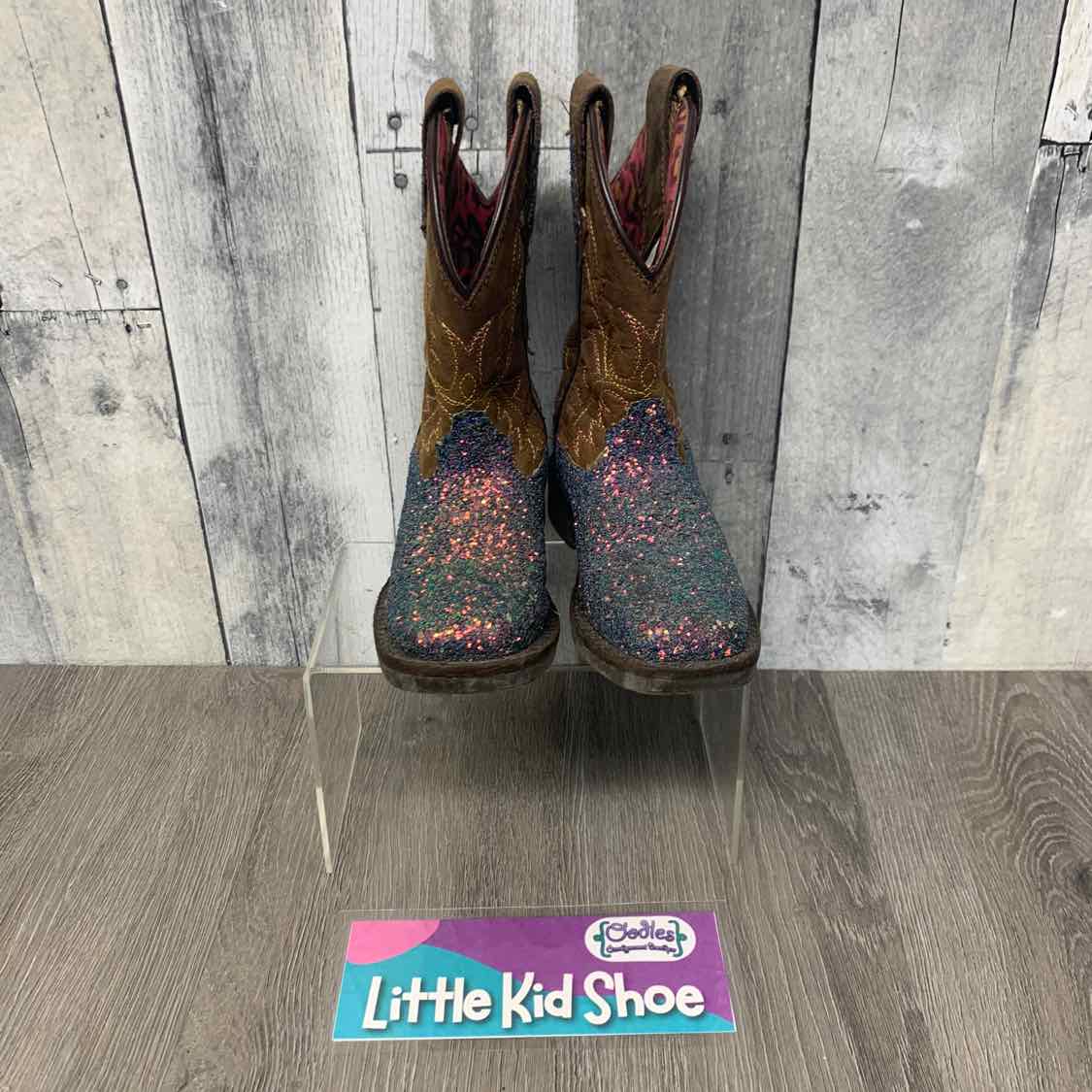 Size 9 Brown/Blue Name Brand Boots