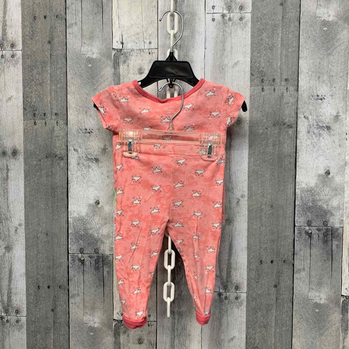 Size 18 Months Pink Graphic Disney 2pc PJs