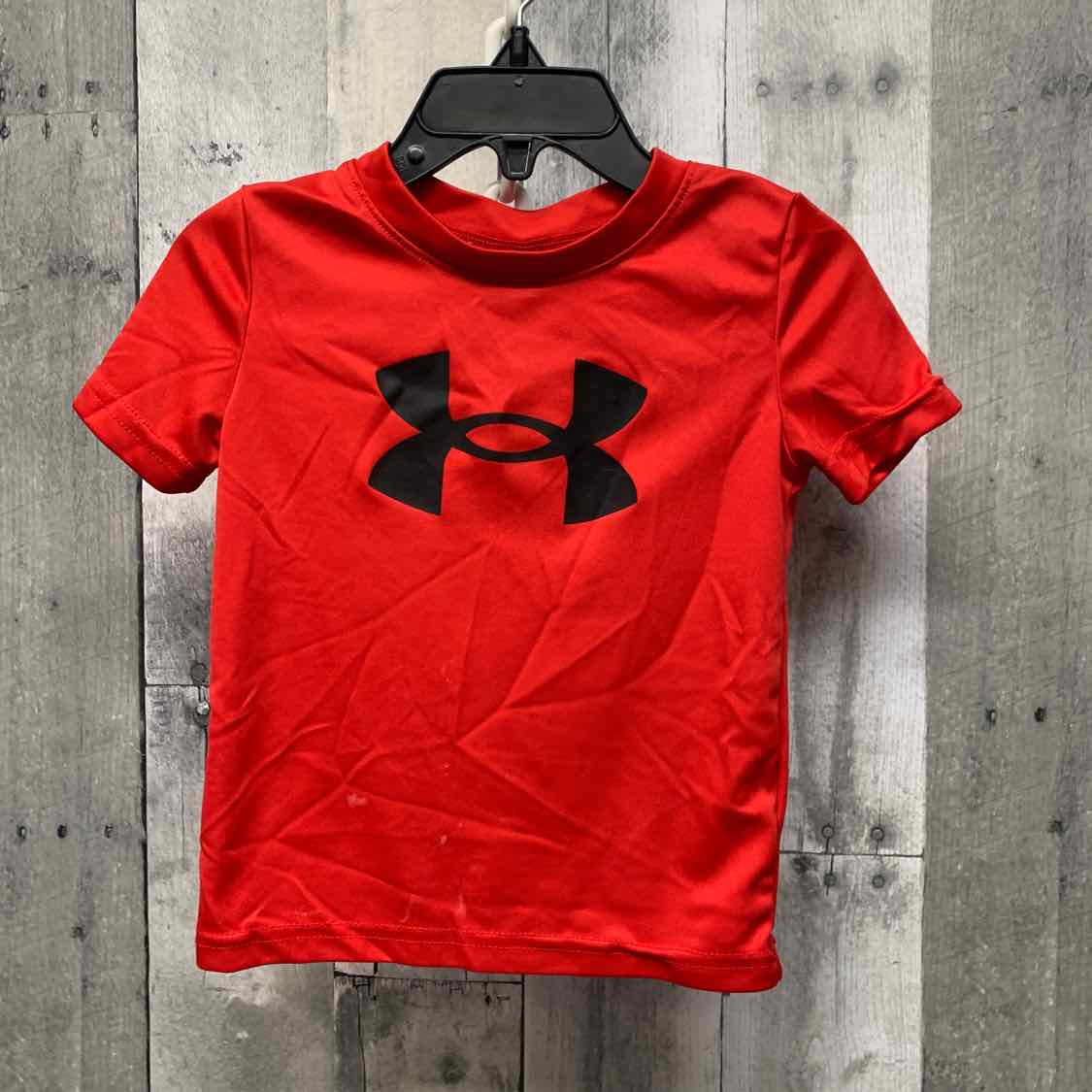 Size 18 Months Red Graphic Sport Brand Short Sleeve Shirt - OodlesCB