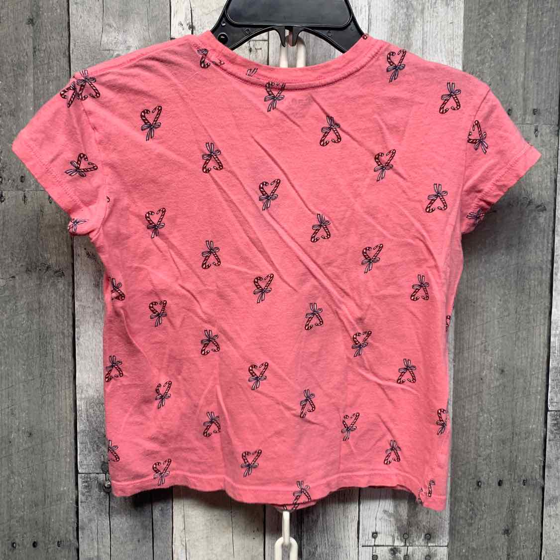 Size 8 Pink Print Old Navy T Shirt
