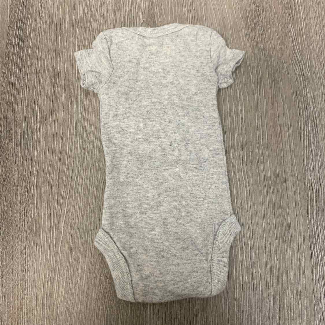 Size Preemie Gray Precious First Bodysuit