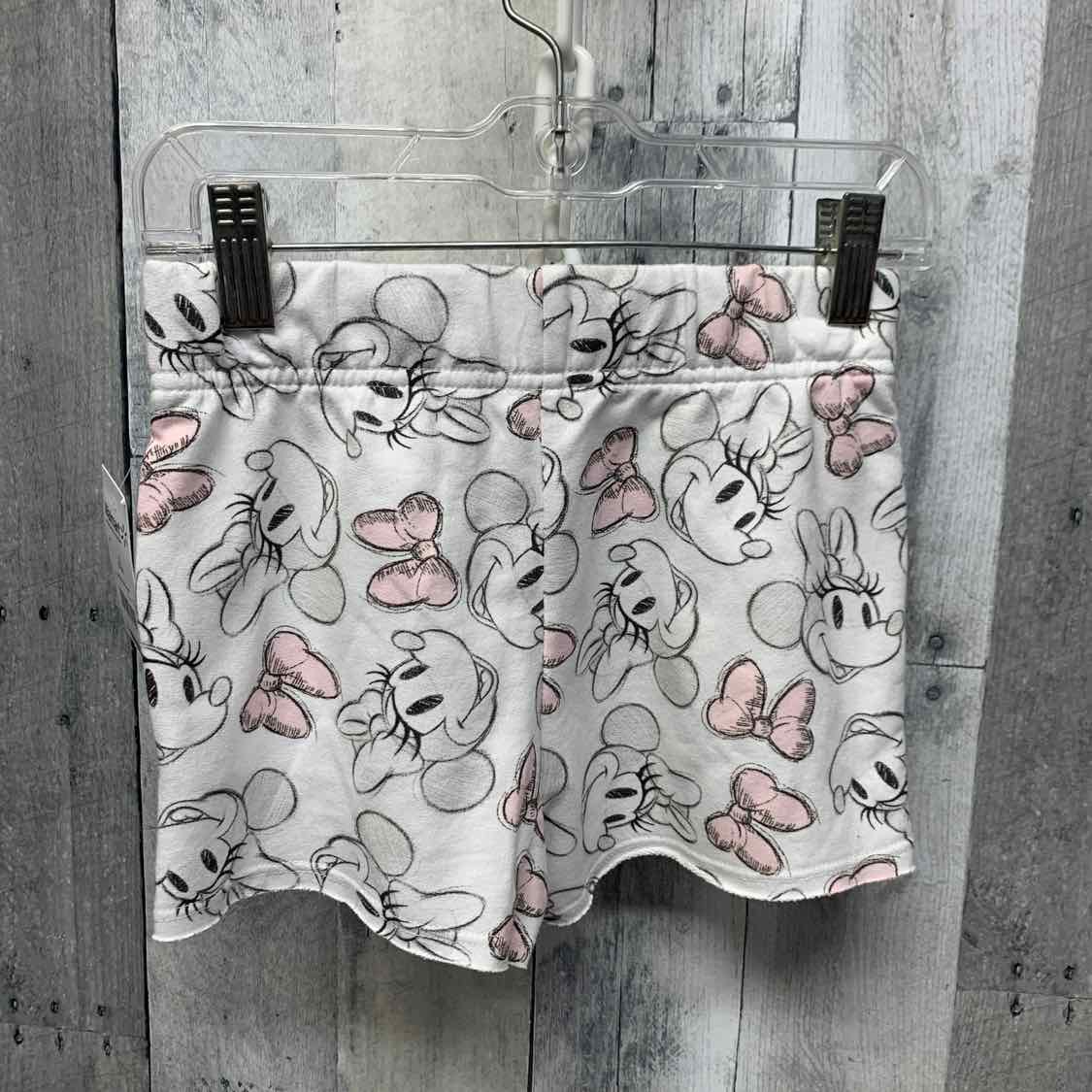 Size 6/6X White Graphic Disney Shorts - Athletic