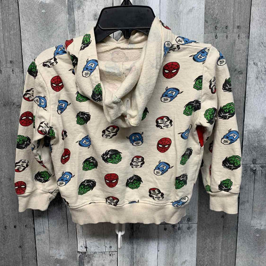 Size 5 Ivory Graphic Marvel Pull Over