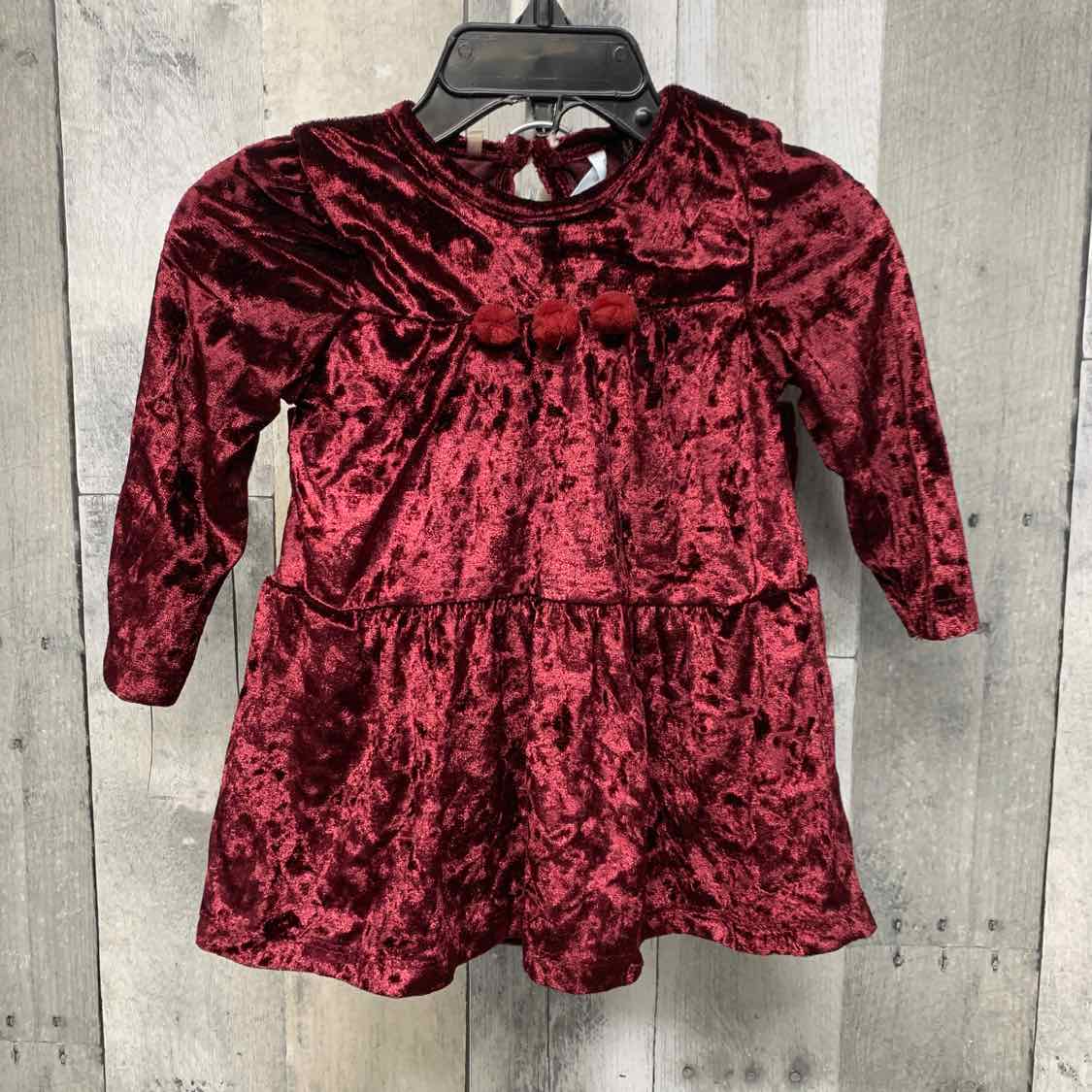 Size 6-9 Months Burgundy B Brand 2pc Dress