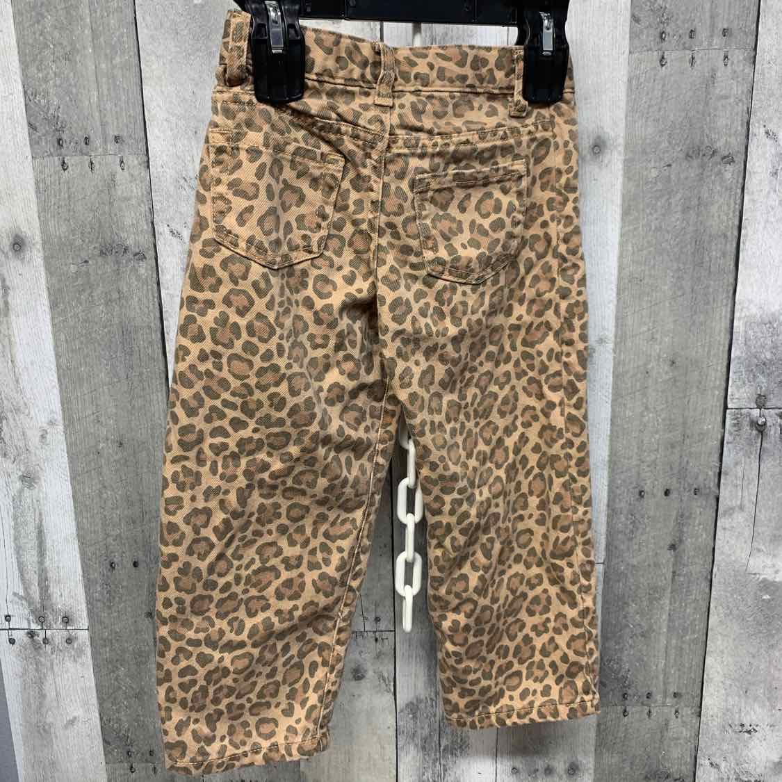 Size 4T Tan Animal Print Cat & Jack Pants