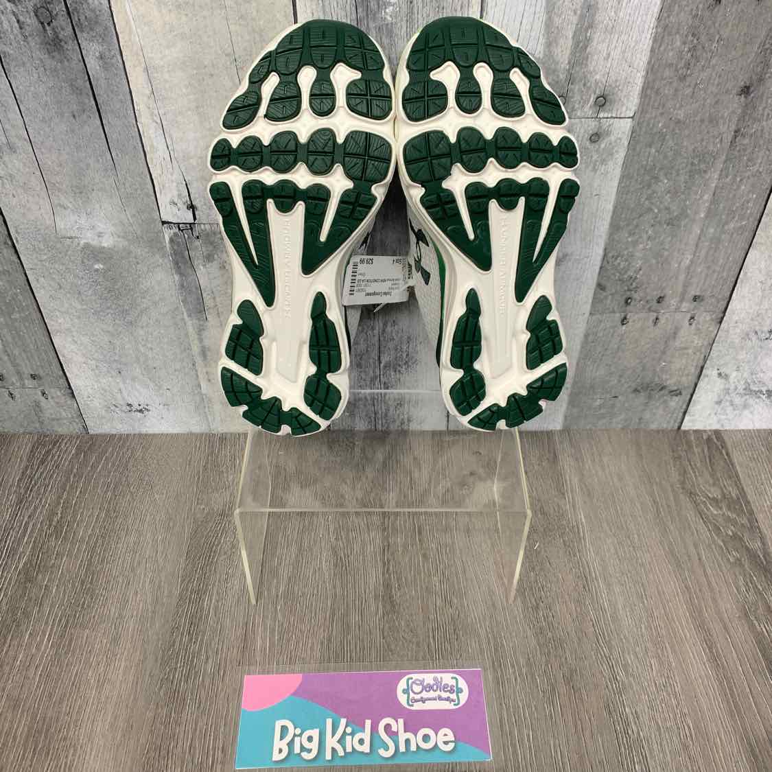 Size 4 Green Sport Brand Sneakers