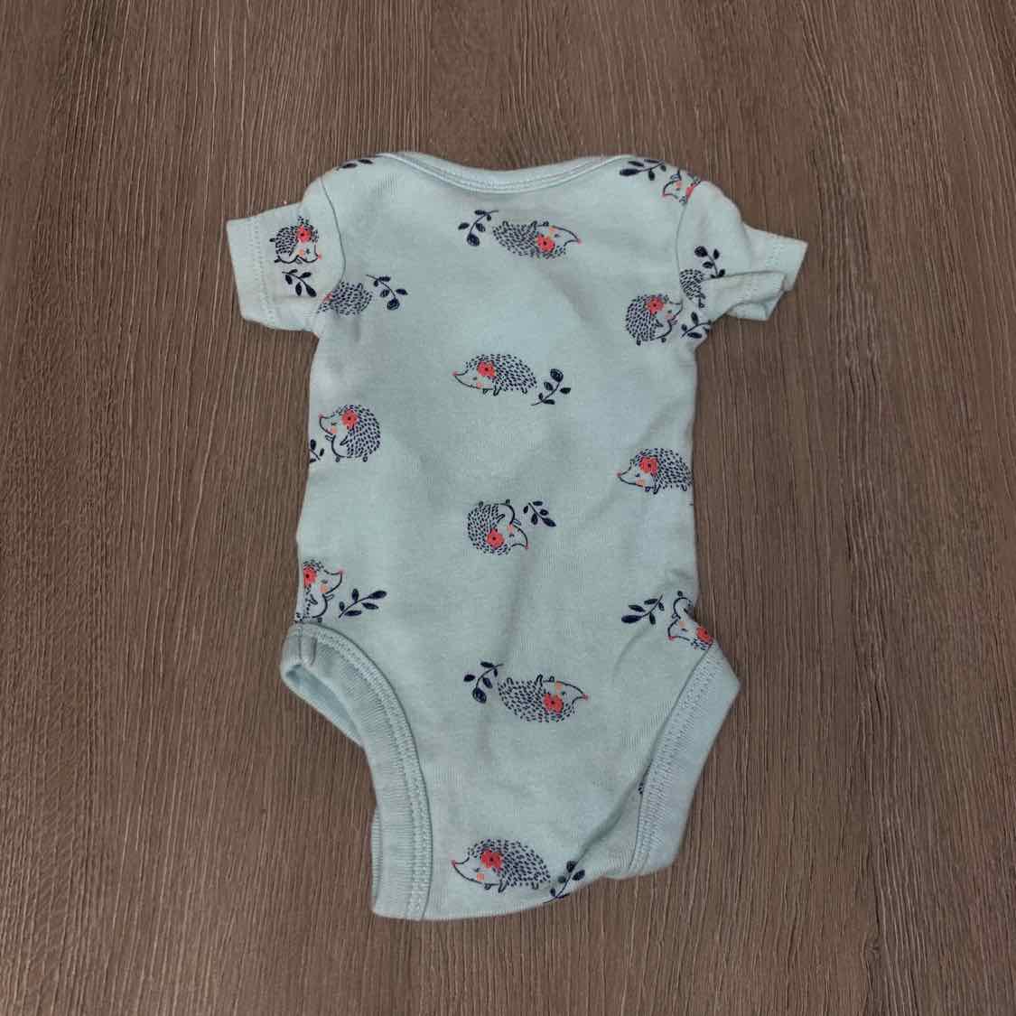 Size Preemie Blue Print Gerber Bodysuit