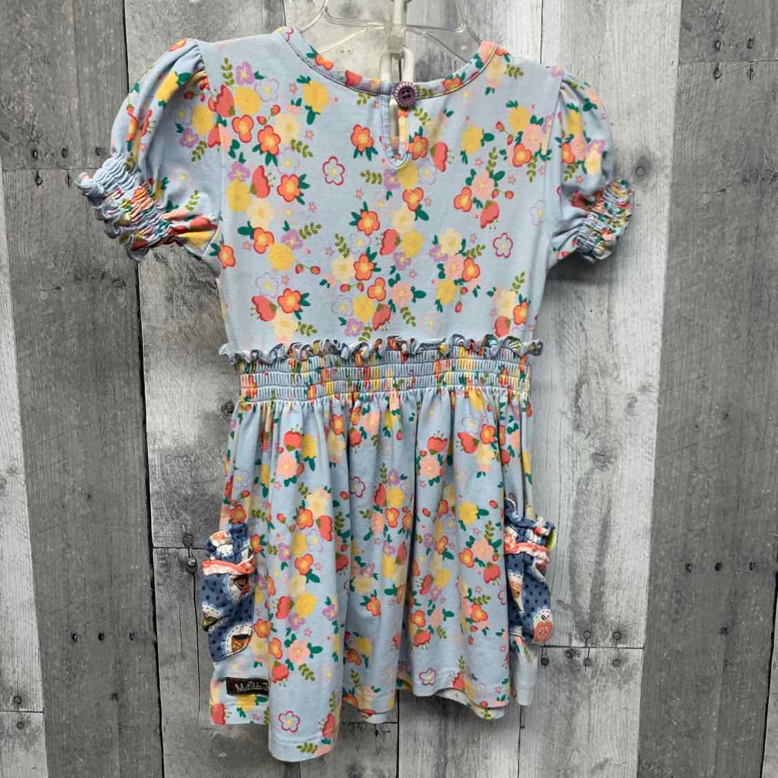 Size 2 Blue Floral Print Matilda Jane Dress