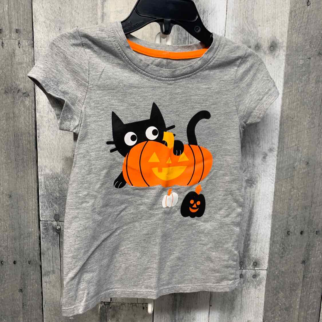 Size 2T Gray Graphic Cat & Jack T Shirt