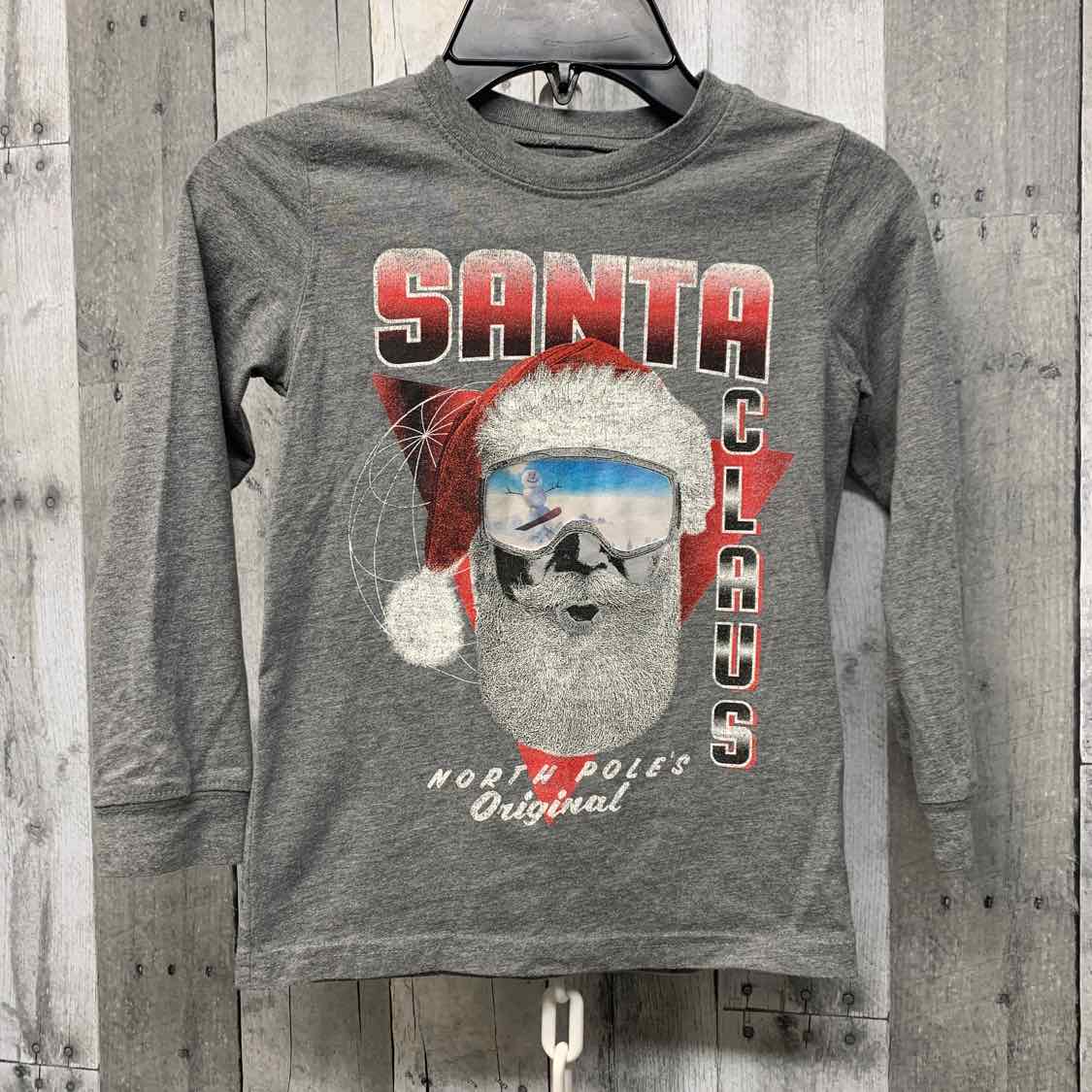 Size 5 Gray Graphic Carter's Long Sleeve Shirt