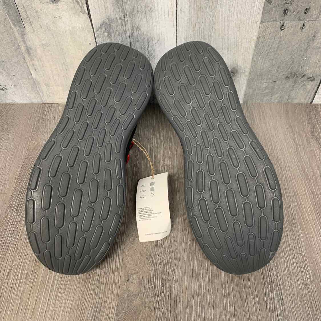 Size 4 Red/Black Sport Brand Sneakers
