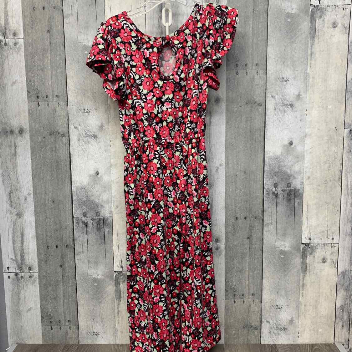 Size 5 Pink Floral Print Picapino Romper