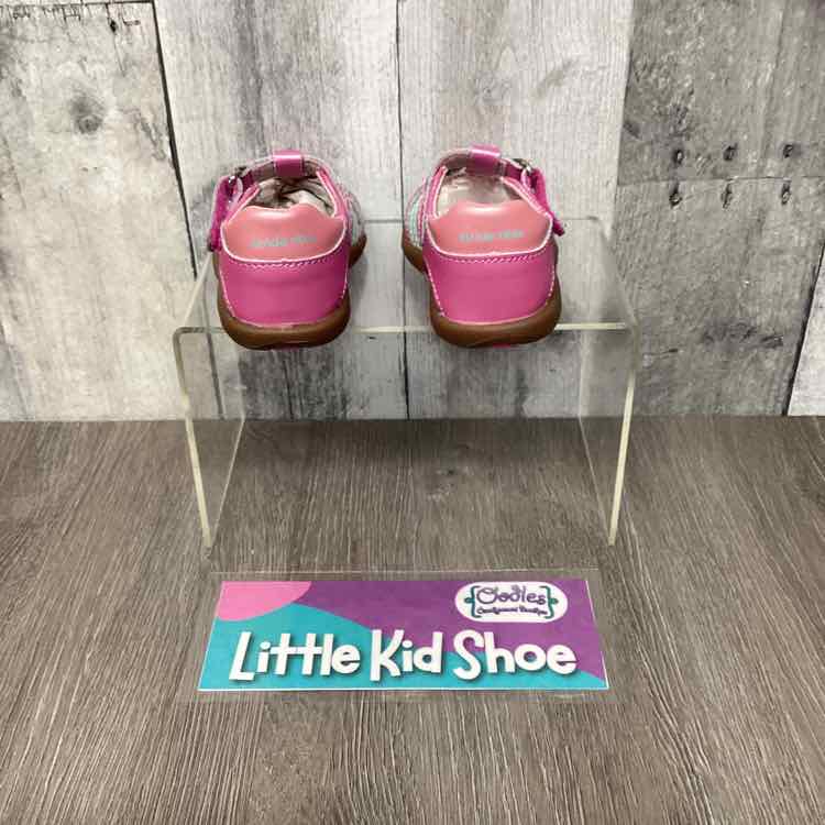 Size 4 Pink/Blue Stride Rite Sandals