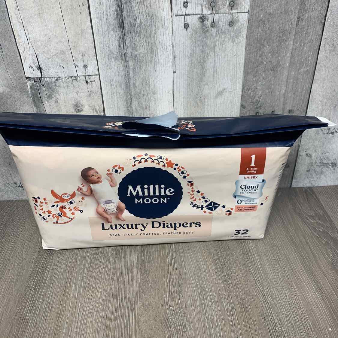 Diaper Size 1 Millie Moon Disposable Diapers
