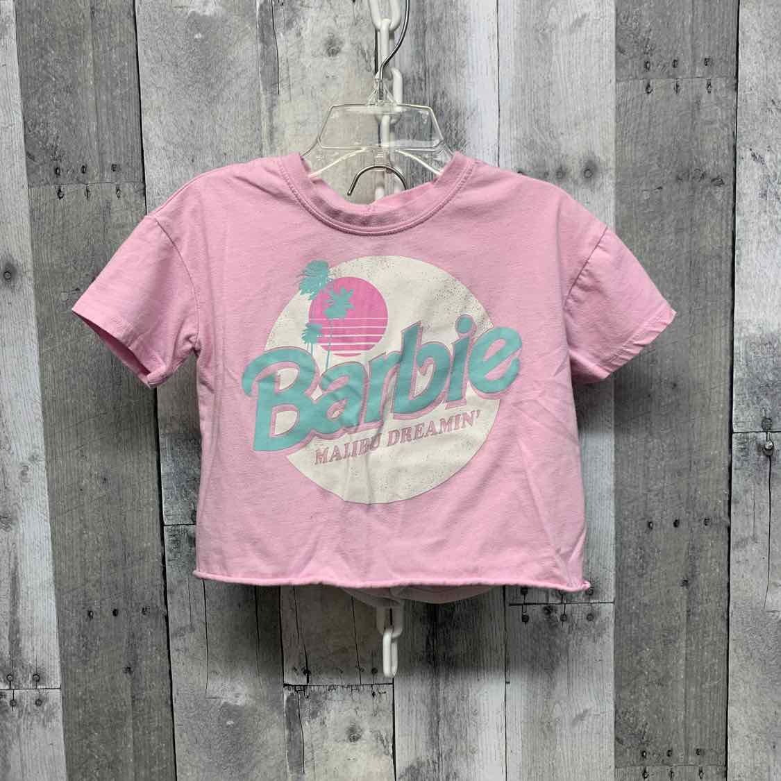 Size 4T Pink/Blue Barbie Shirt/Shorts