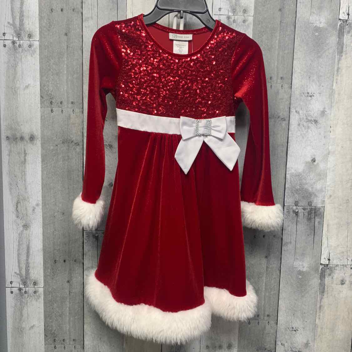 Size 7 Red/White Bonnie Jean/Baby Dress