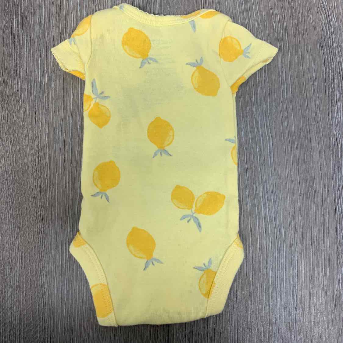 Size Preemie Yellow Print Child of Mine Bodysuit