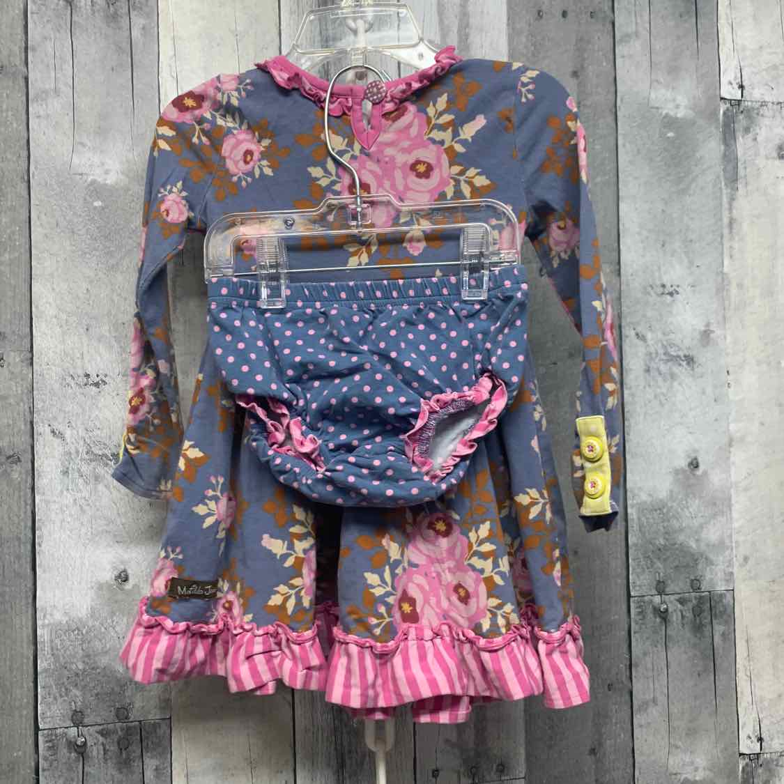 Size 2 Blue/Pink Matilda Jane 2pc Dress