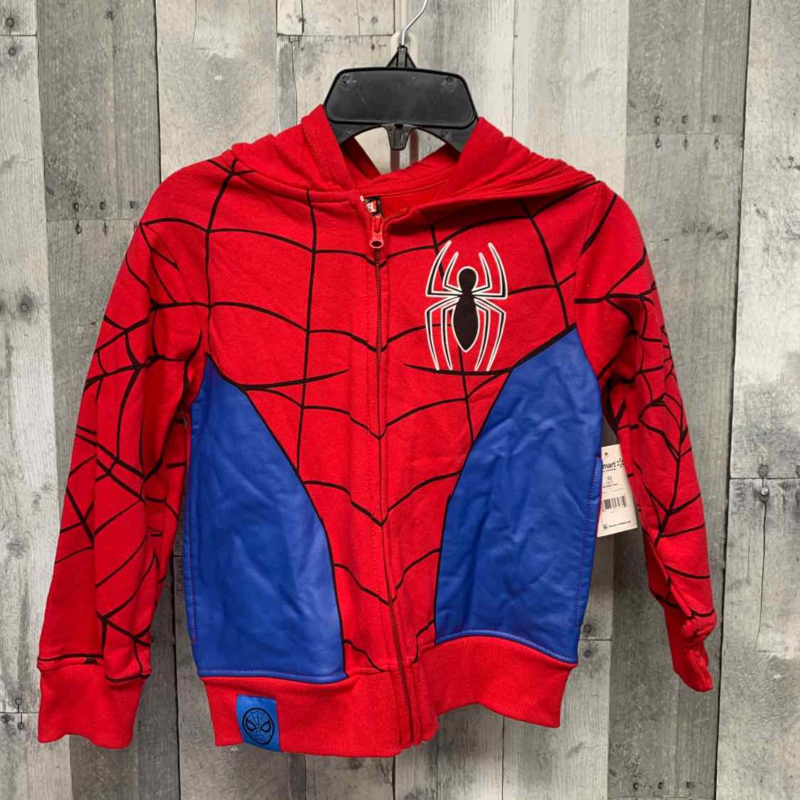 Size 4/5 Red/Blue Marvel Light Jacket
