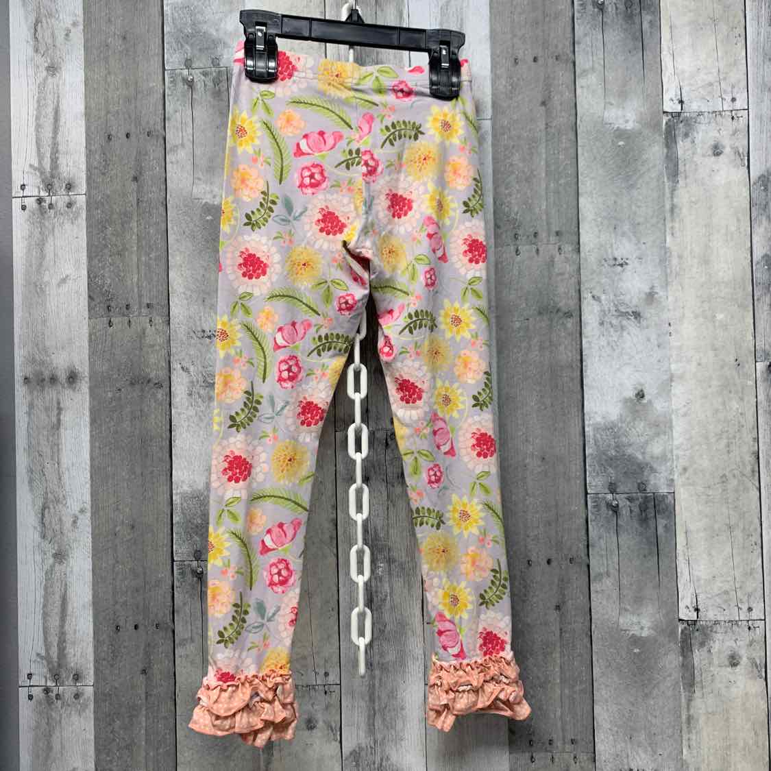 Size 10 Purple/Yellow Matilda Jane Leggings
